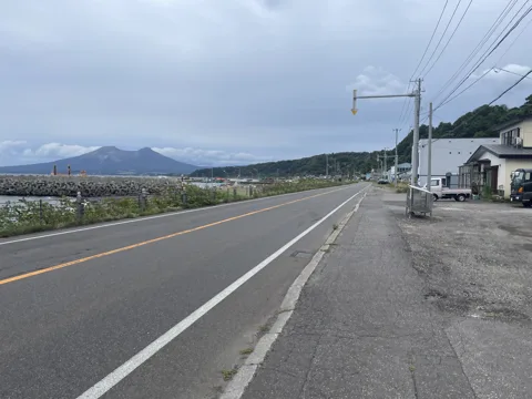 八雲から函館 21.0km地点