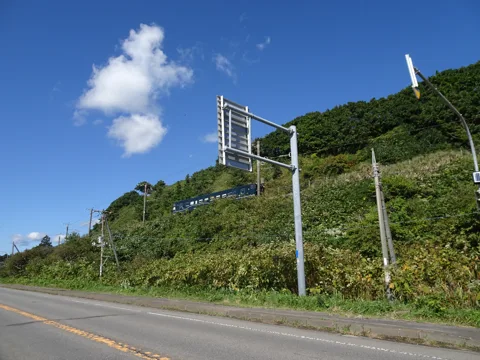 函館から木古内 23.0km地点