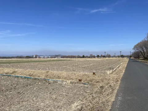 北鴻巣から足利 館林市西高根町