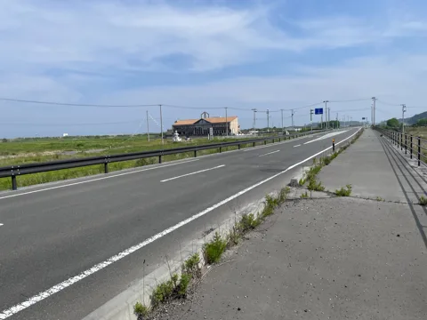 浜吉田から相馬 10.0km地点
