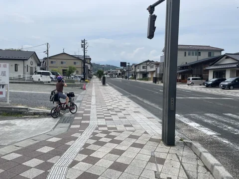 二本松から飯坂温泉 3.0km地点