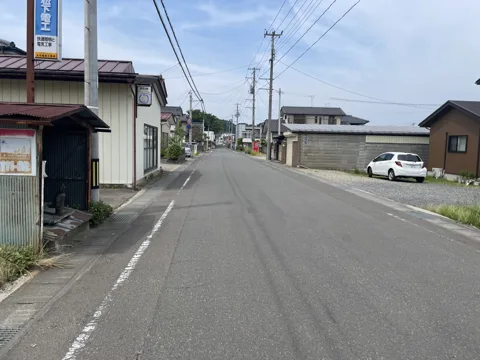 二本松から飯坂温泉 12.0km地点