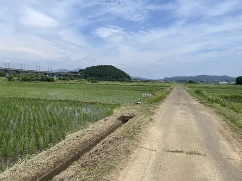 飯坂温泉から白石蔵王 26.0km地点