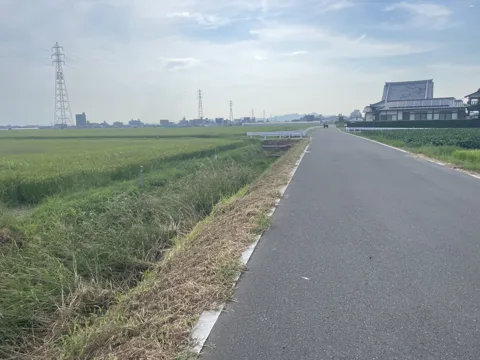 諫早からハウステンボス 57.0km地点