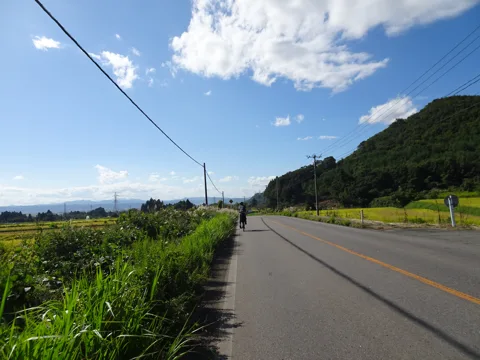 磐梯町駅から会津若松 7.0km地点
