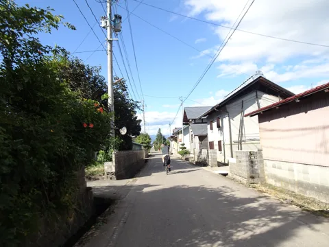 磐梯町駅から会津若松 13.0km地点