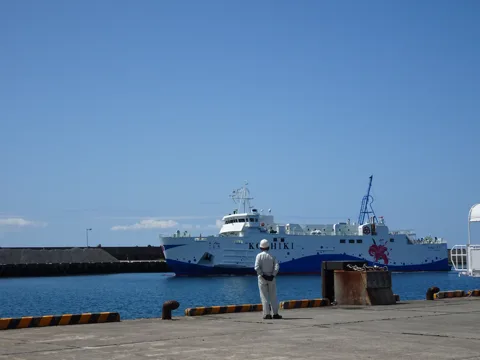 八代と甑島2 串木野港