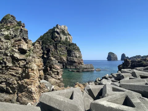 八代と甑島5 瀬々野浦奇岩群