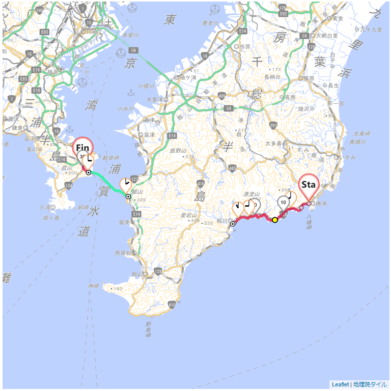 11/25 勝浦から鴨川