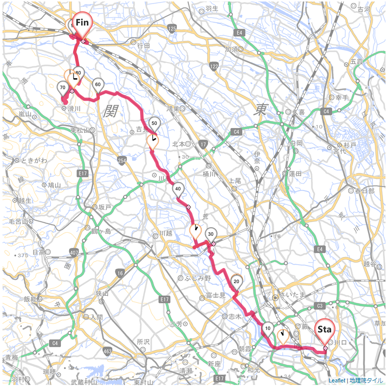 05/24 荒川で熊谷まで