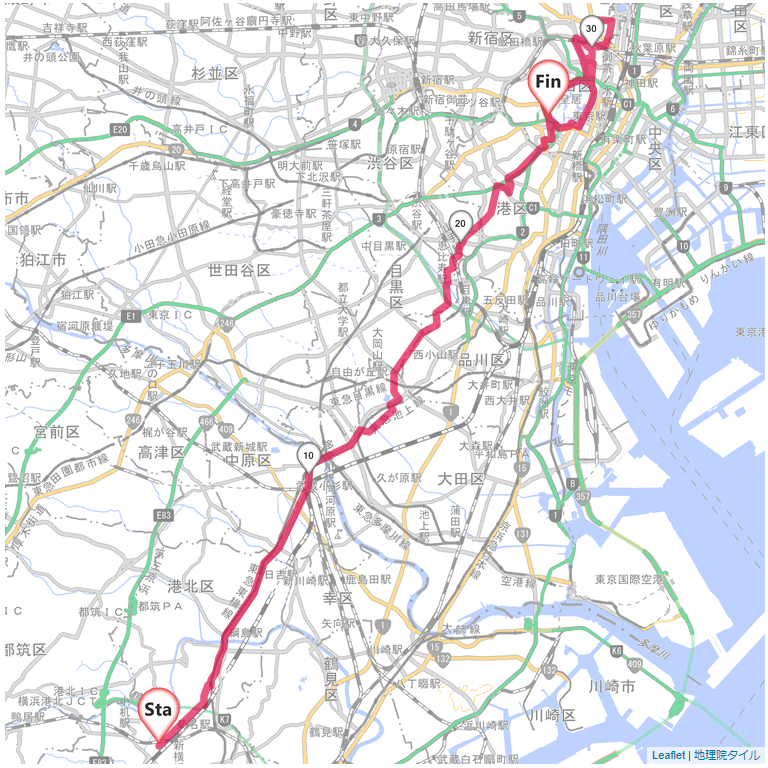 10/11 新横浜から東京