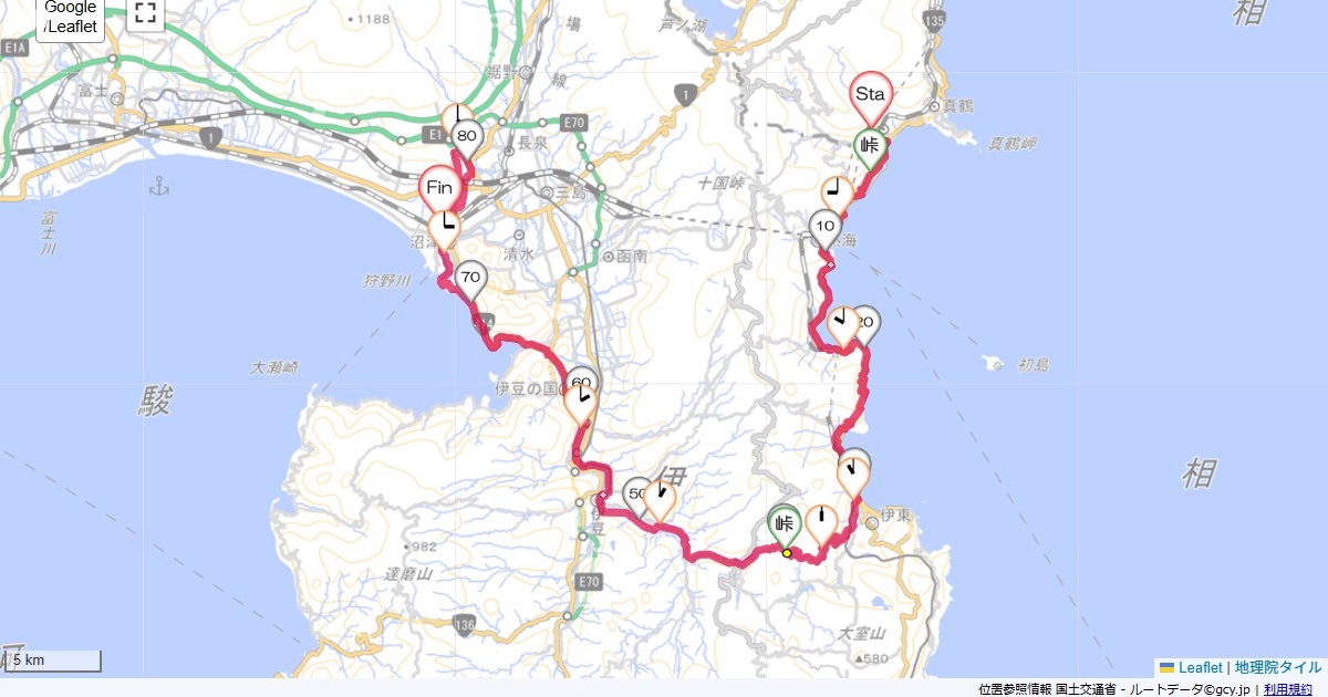 03/11/23 湯河原から冷川峠で沼津へ