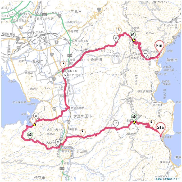 01/10 亀石峠と熱海街道（熱函道路）旧道