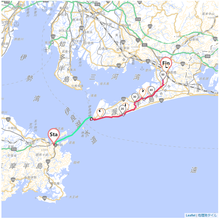 01/26 伊勢湾フェリーから豊橋へ