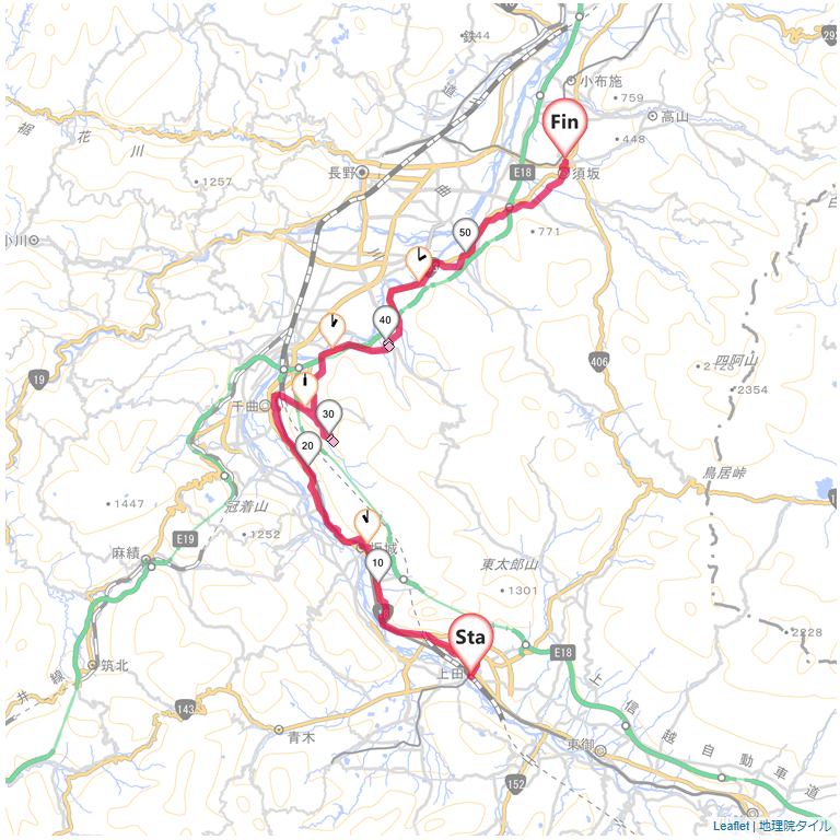 04/10 信州　上田から須坂まで