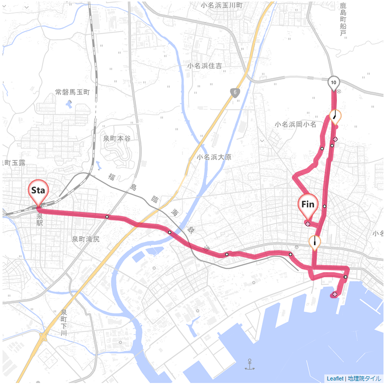 05/01 泉駅から小名浜まで