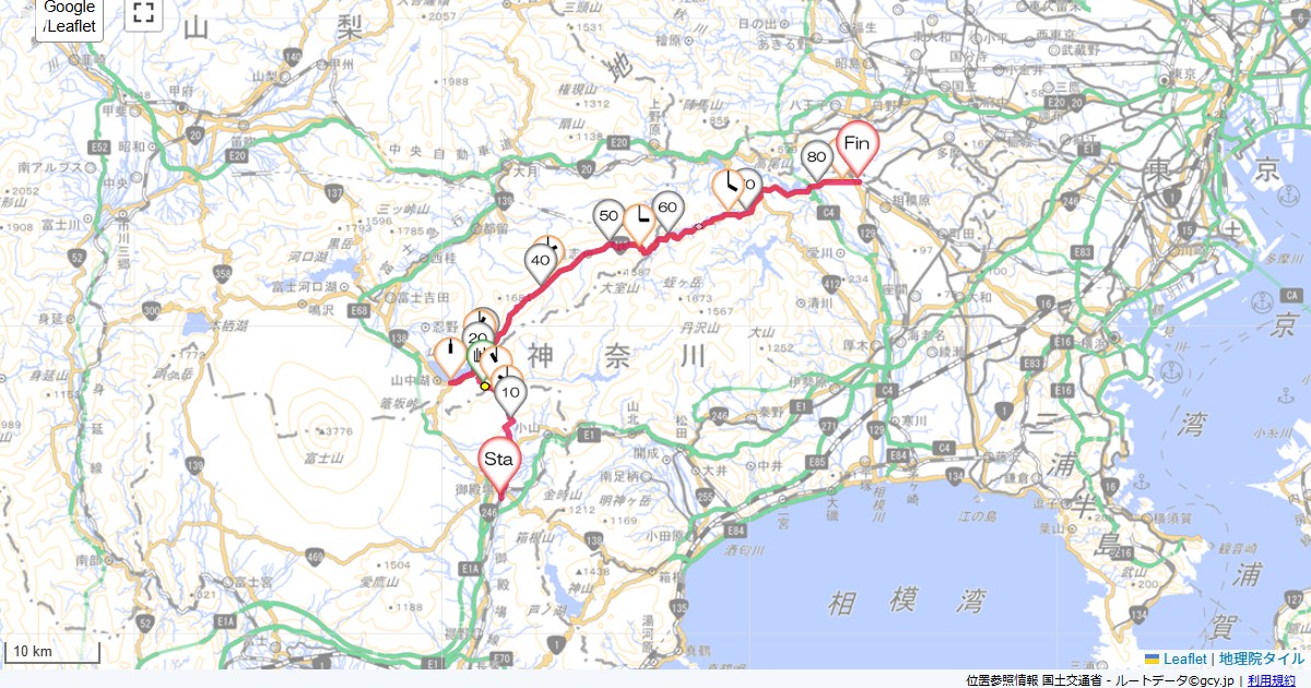 04/10/11 三国峠・山中湖・道志みち