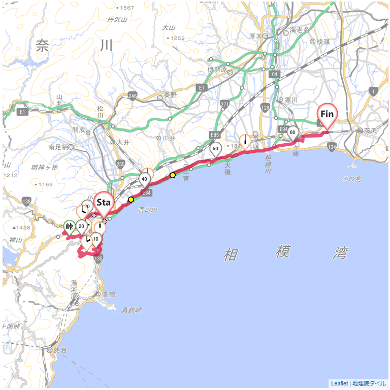 05/3/19 早川・ヒルトン小田原・白銀林道