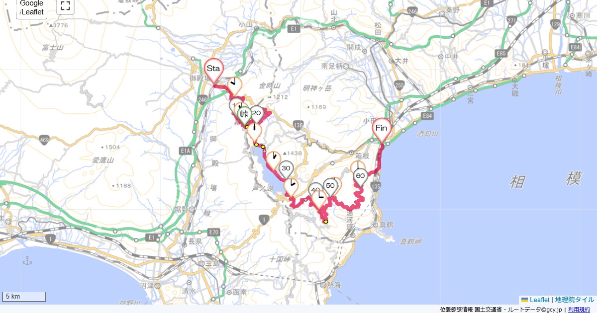 05/4/17 長尾峠・大観山・白銀林道