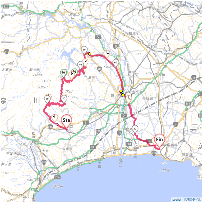 05/5/1 表丹沢林道・唐沢林道・半原越