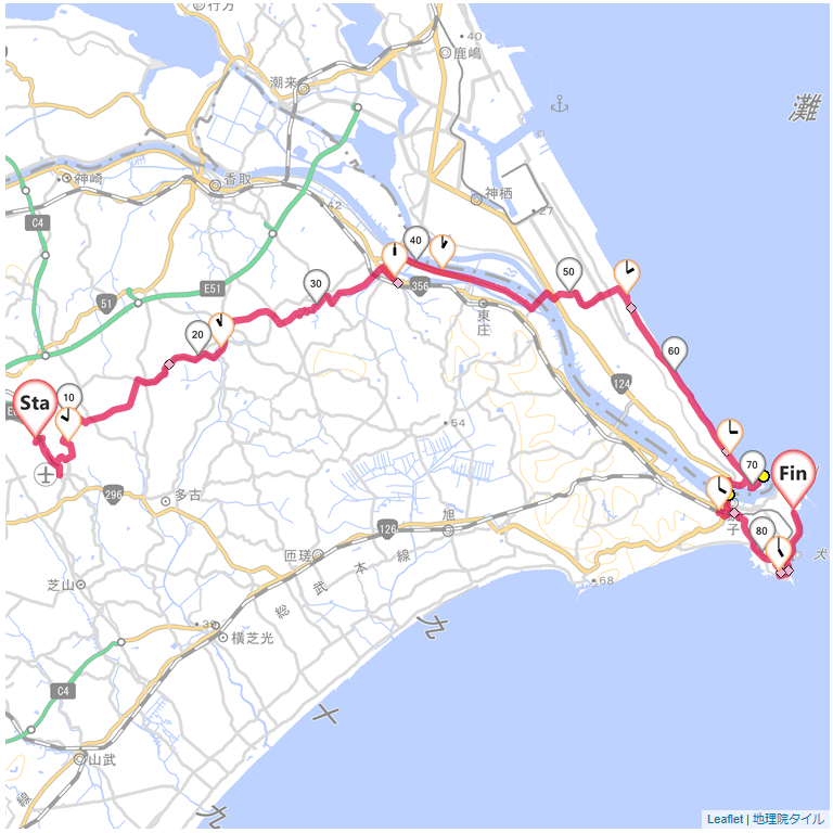 05/5/21 成田空港から銚子へ
