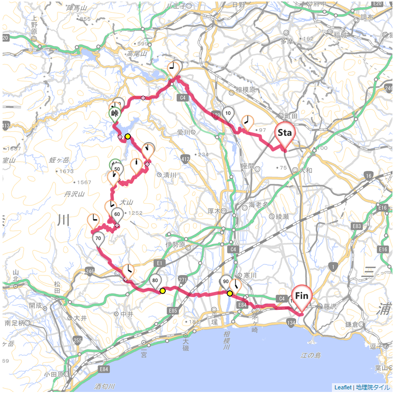 05/11/13 横浜水道みち・唐沢林道・ヤビツ峠