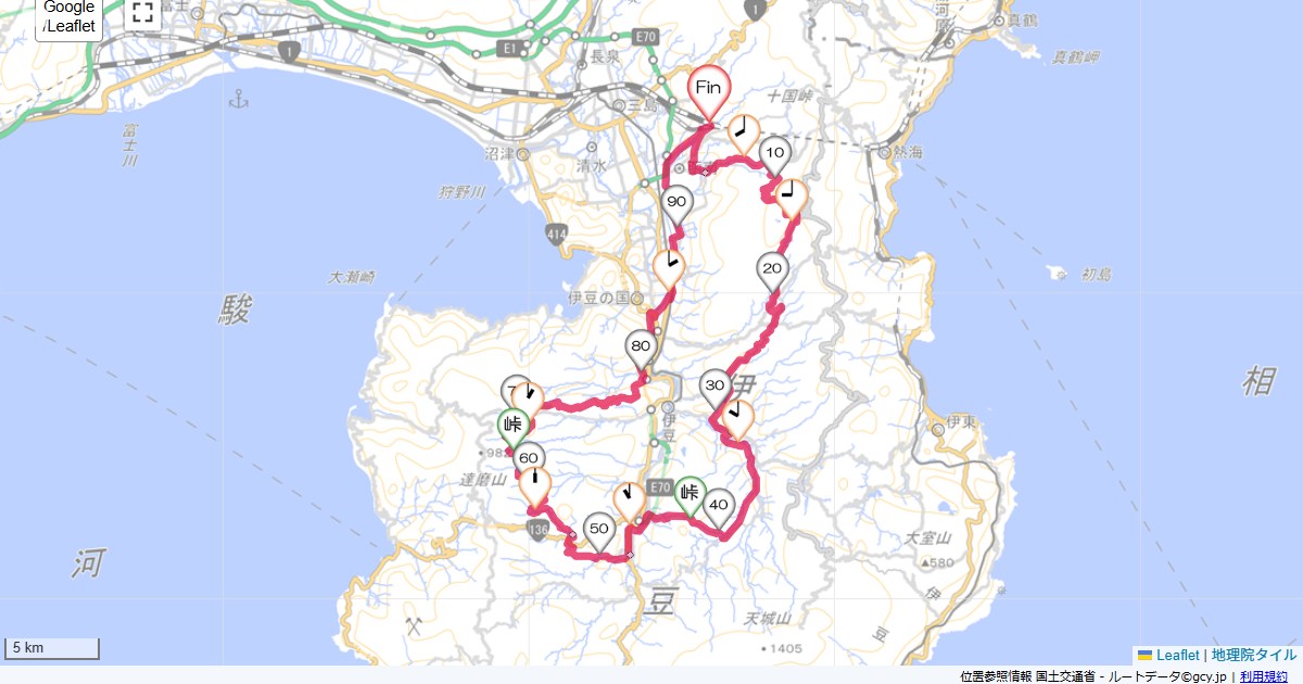 05/11/26 矢熊峠・達磨山林道