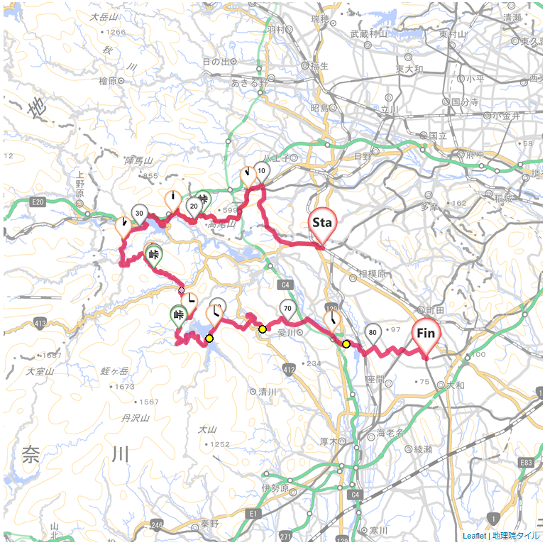06/04 大垂水峠・相模湖・牧馬峠・宮ケ瀬