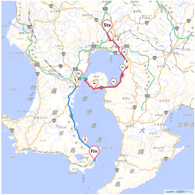 01/04 桜島・開聞・天草1日目
