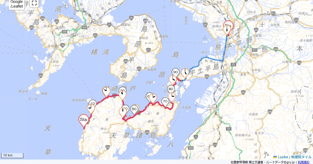 07/1/7 桜島・開聞・天草4日目