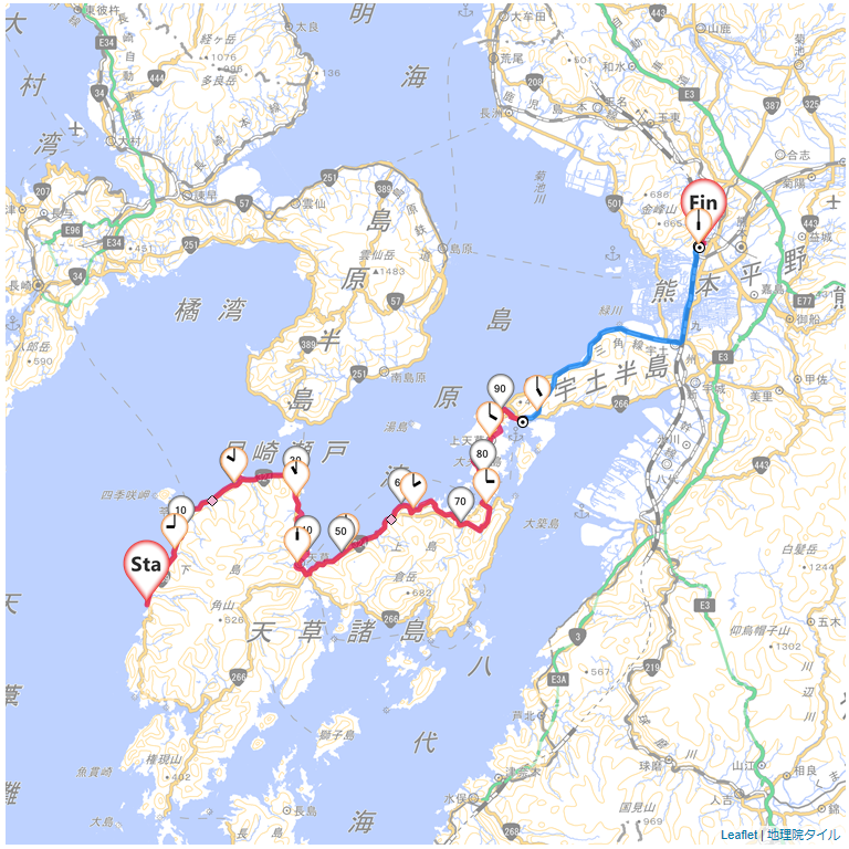 07/1/7 桜島・開聞・天草4日目