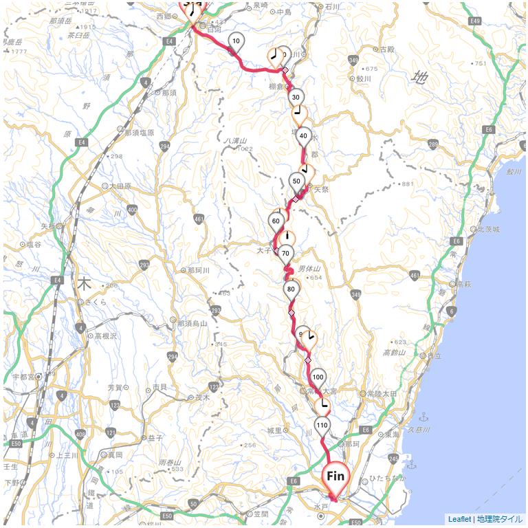 07/2/11 白河から久慈川で水戸