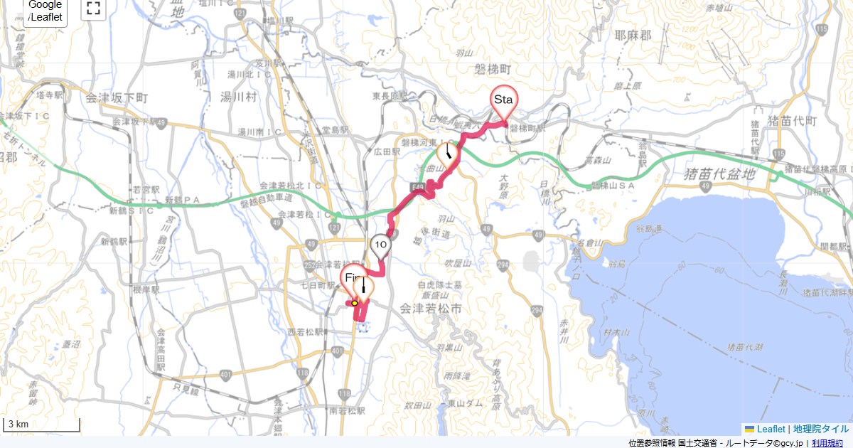 07/6/16 磐梯町から会津若松