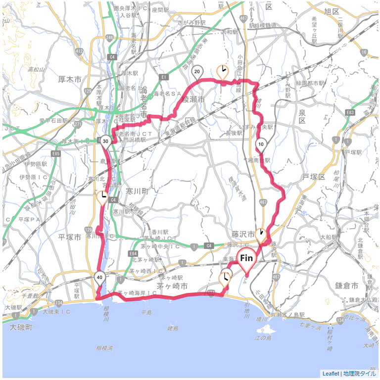 07/7/22 境川・相模川周回