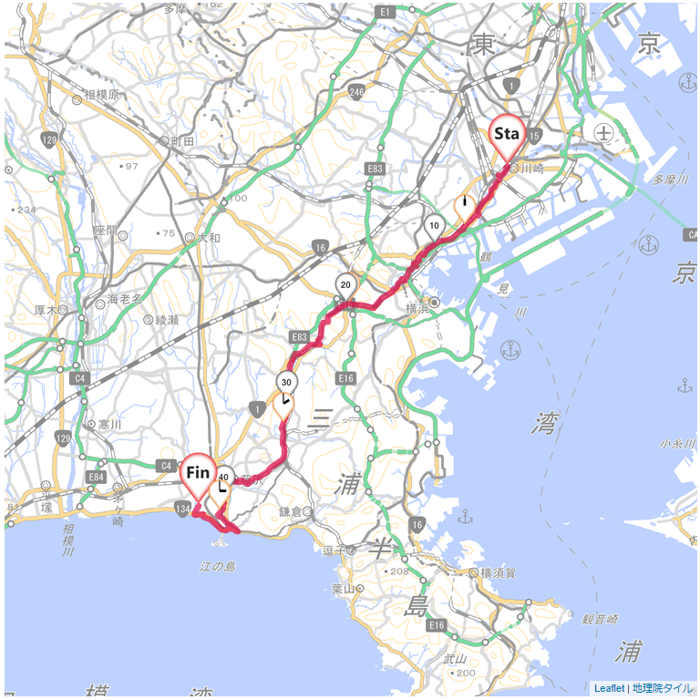 07/9/23 川崎から江ノ島