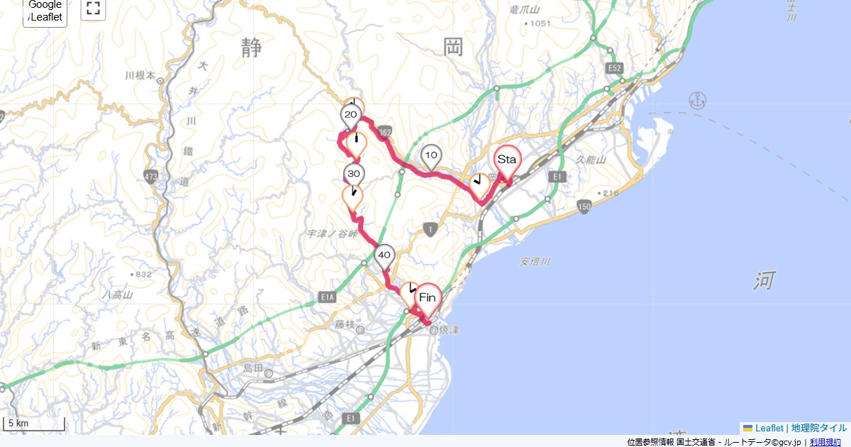 08/1/5 静岡・富沢峠・岡部・焼津