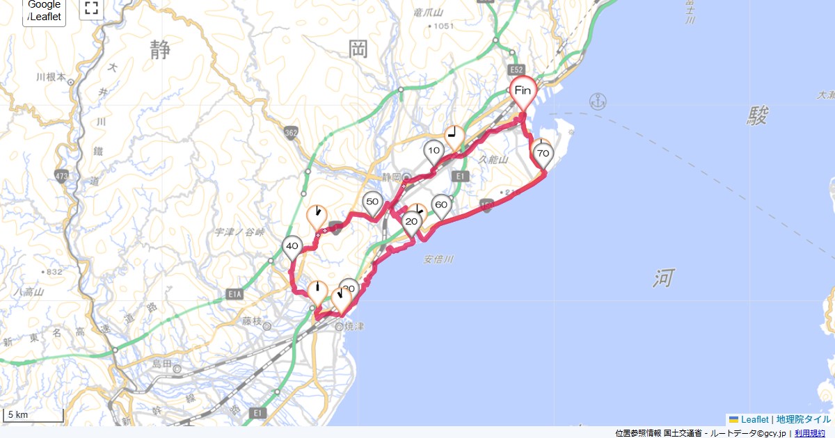 08/2/10 大崩海岸・焼津・宇津ノ谷峠