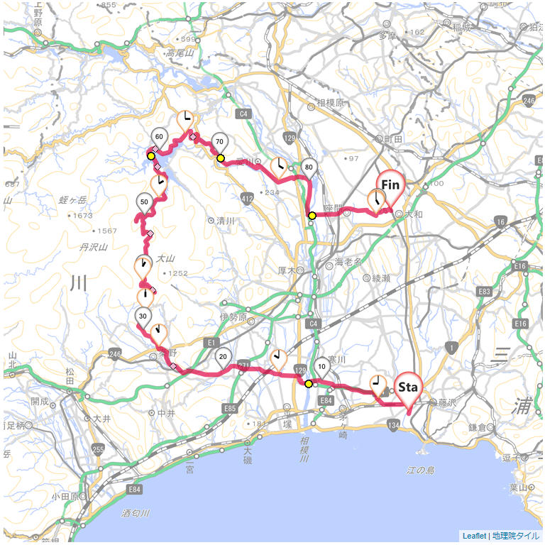 08/4/27 羽根林道・ヤビツ峠・裏ヤビツ