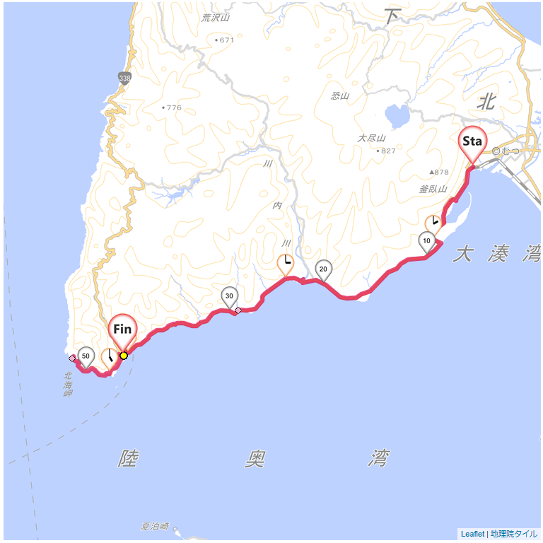 08/5/3 下北半島1日目
