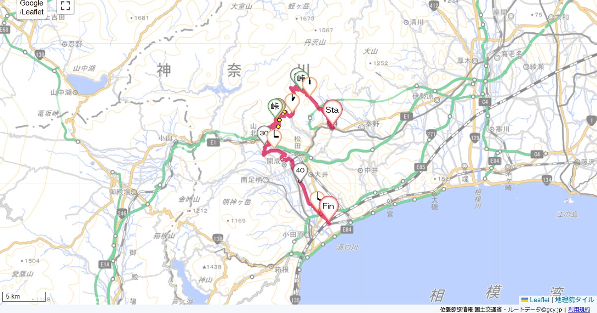 06/07 三廻部林道・尺里峠・開成あじさい