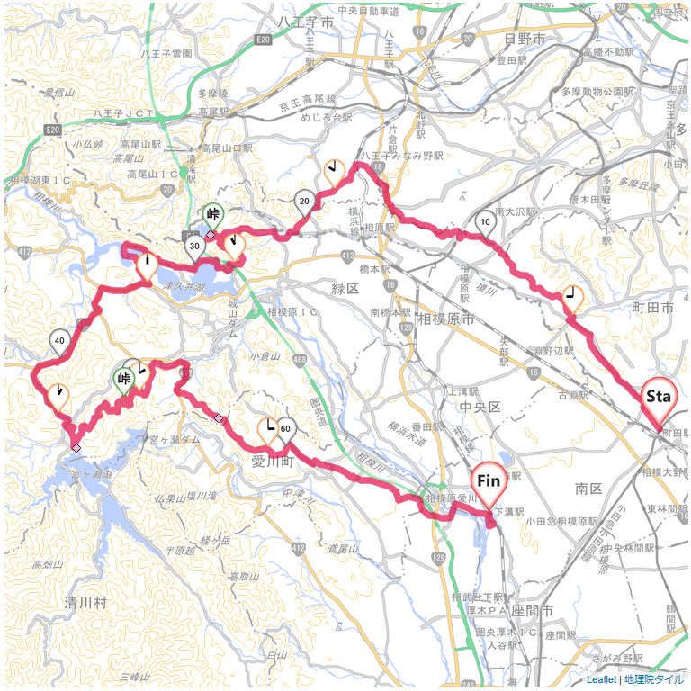08/6/14 城山湖・東南林道・志田峠