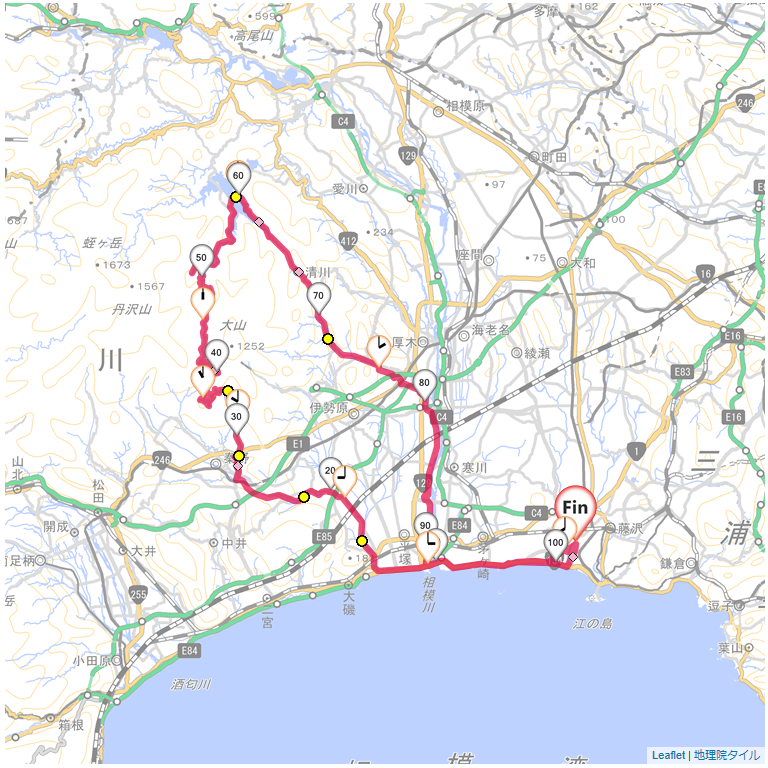 08/11/1 ヤビツ峠・宮ヶ瀬湖