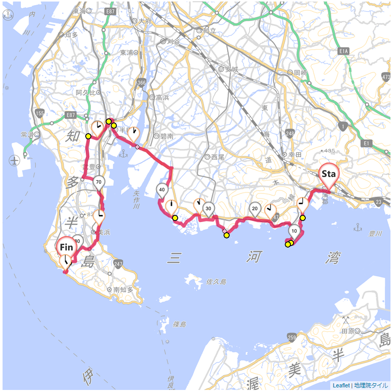 08/12/23 知多半島1日目
