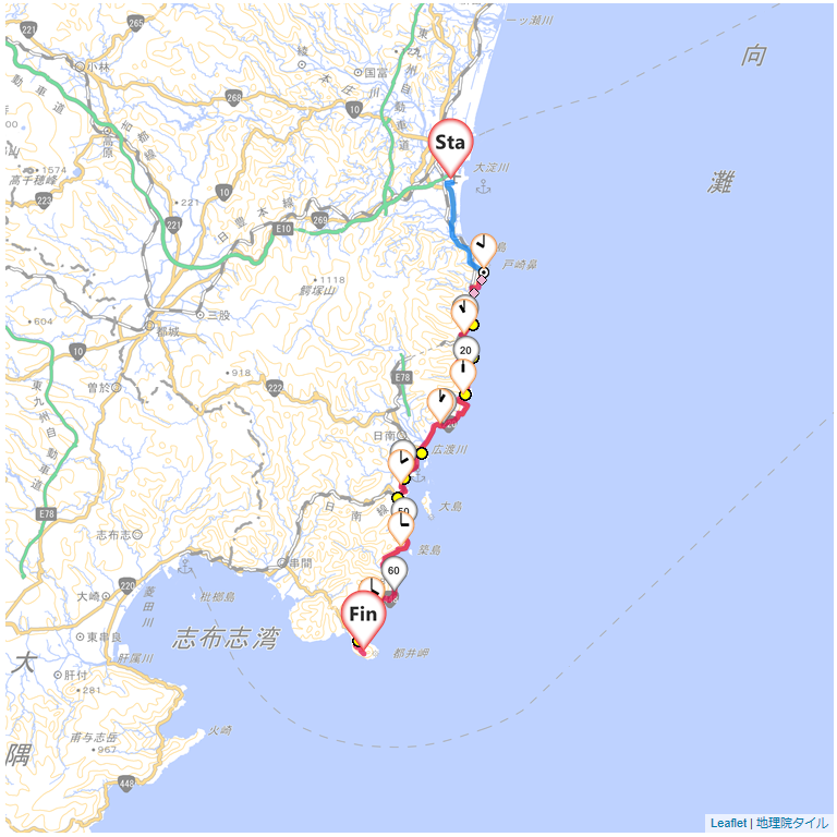 10/1/9 宮崎鹿児島1日目