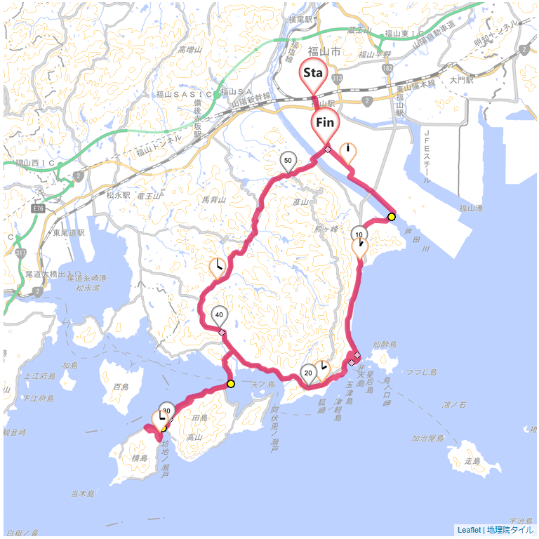 10/4/30 10GWツーリング1日目