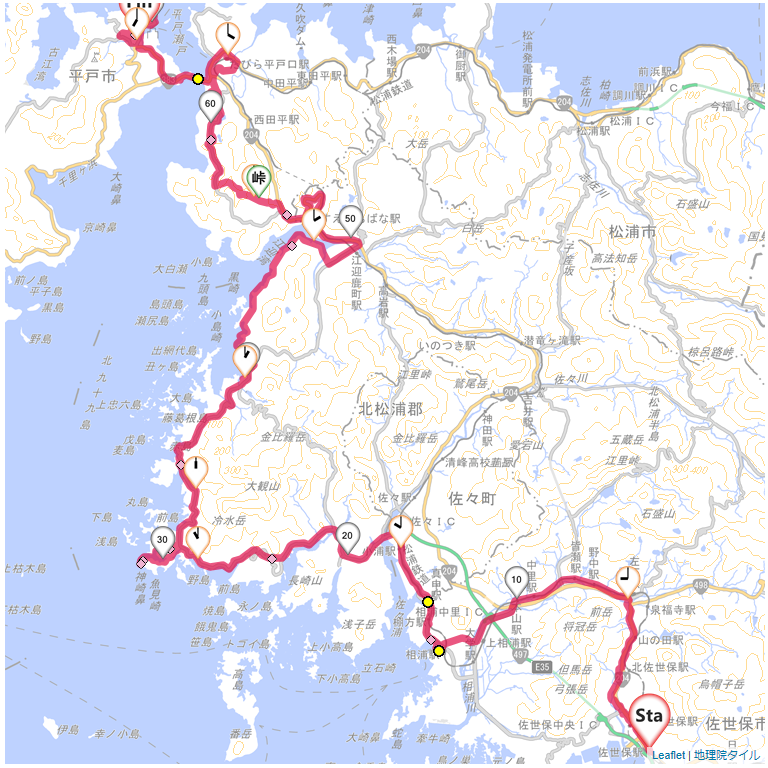 05/03 11GW4日目佐世保から平戸