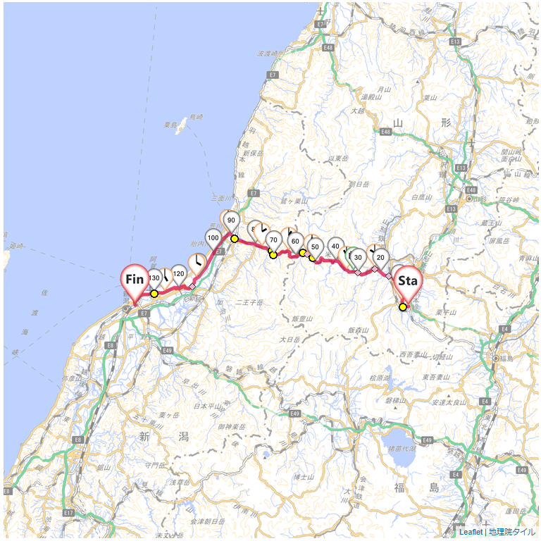 12/4/29 米沢から新潟