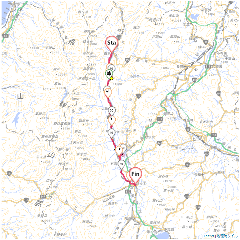 10/08 白馬から松本