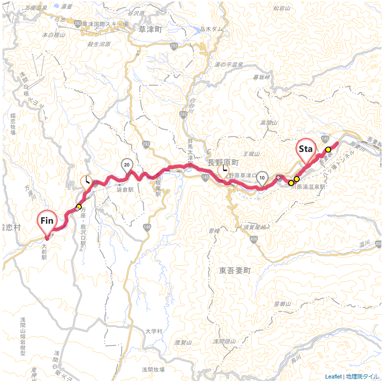 11/03 川原湯温泉から大前