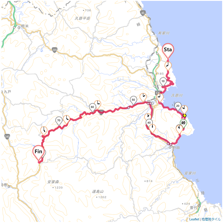 08/17 久慈から平庭高原